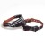 British check dog bow collar_mucha dla psa-czarna kratka.jpg
