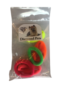 Seamless neon dog hair bands