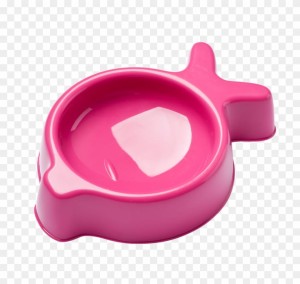 Cat Bowl Fish Pink