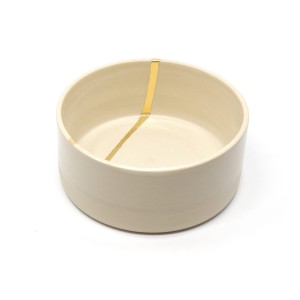 Elegant Ceramic Dog Bowl Vela handmade