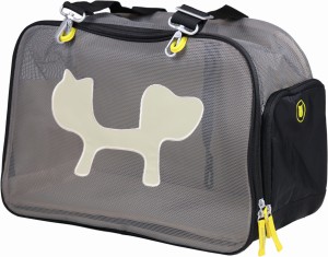 2 in 1: Mesh Bag/Backpack for Dog Blue (1)