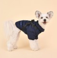 2w1: Ultralekka kurtka + szelki dla psa Puppia Soft Jumper navy