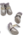 Miękkie zimowe buty dla psa Silver