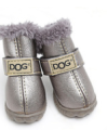 Miękkie zimowe buty dla psa Silver