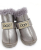 Miękkie zimowe buty dla psa Silver