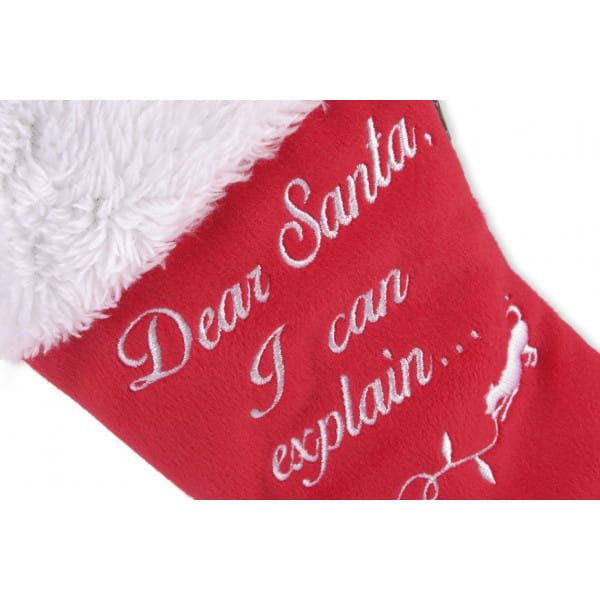Stymulująca zabawka dla psa Xmas Sock