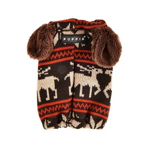 Dog Snood Puppia Prancer brown