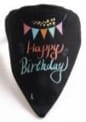 Dog Collar with bandana Happy Birthday black