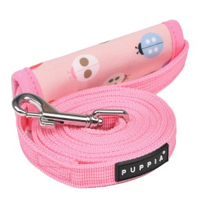 Dog Leash Puppia Lady Beetle pink