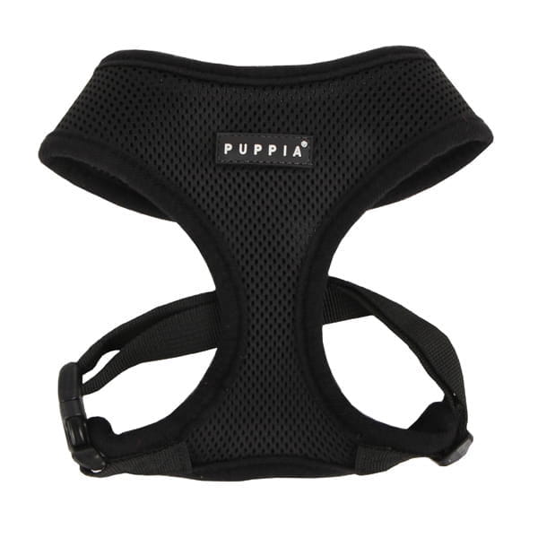 Bezuciskowe szelki dla psa i kota puppia soft black czarne