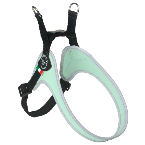 lekkie szelki dla psa i kota tre ponti easy fit mint