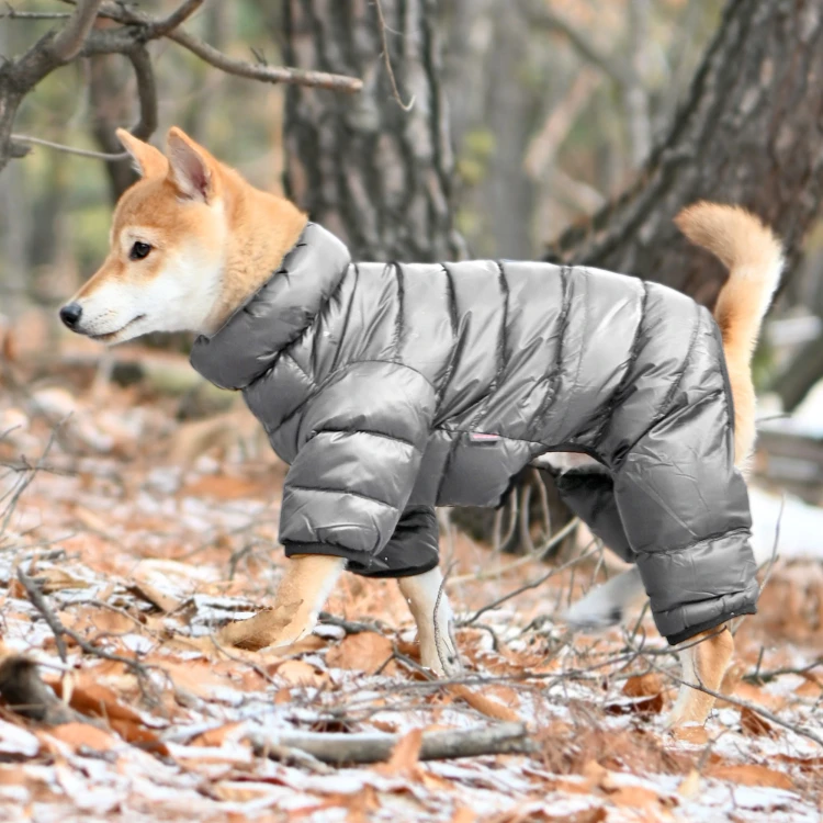 Zimowy kombinezon dla psa Puppia Ultra light A grey