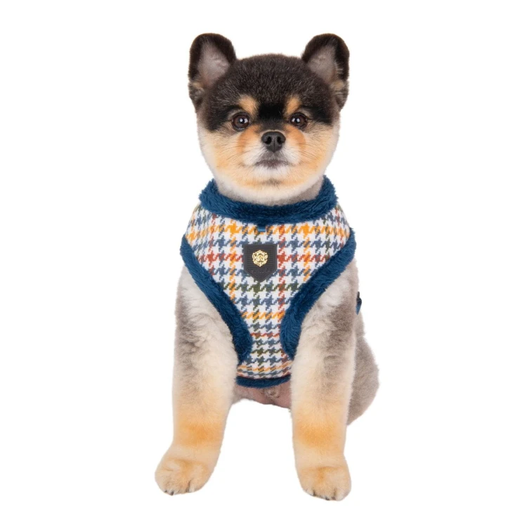 Ocieplane szelki dla psa Puppia Kent blue
