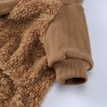 Ciepły kombinezon dla psa brown