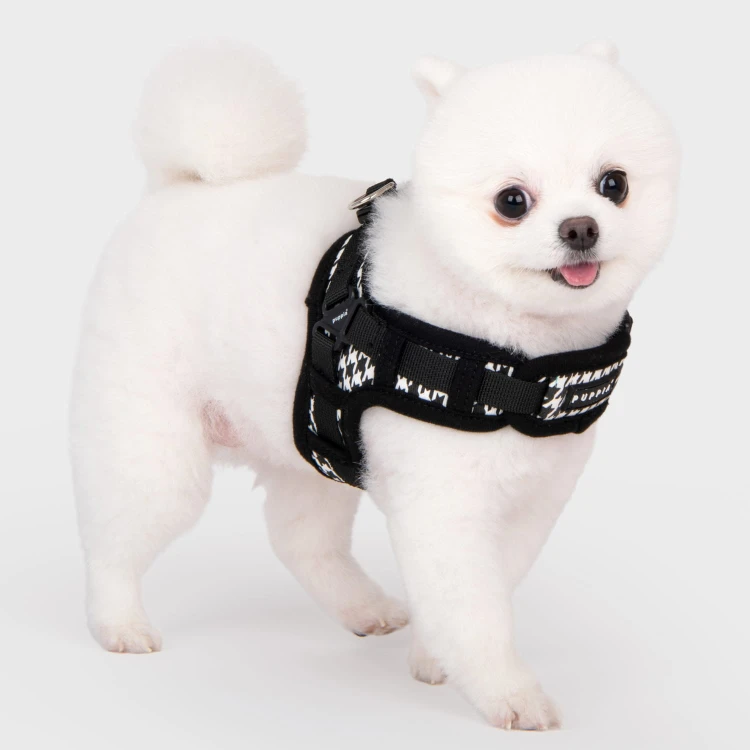 bezuciskowe szelki dla psa puppia egon czarne black