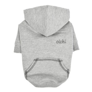 Urocza bluza dla psa Olchi Simple hood grey