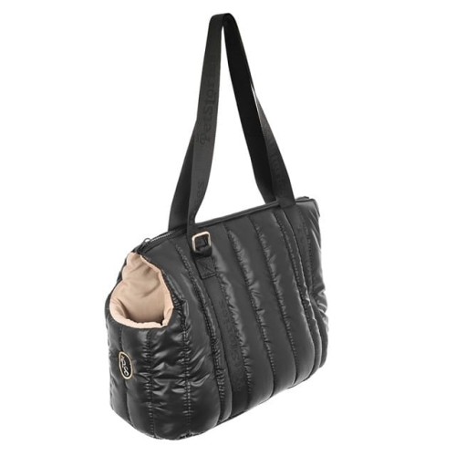 miękka luksusowa torba dla psa i kota petstories new york czarna