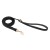 lekka elegancka smycz dla psa i kota petstories velvet czarna black