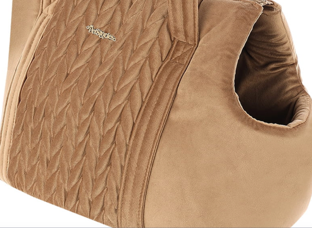 torba dla psa petstories milano beige beżowa