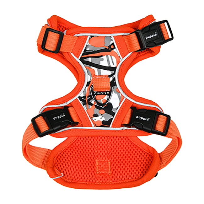 szelki bezuciskowe guard dla psa puppia abstract orange