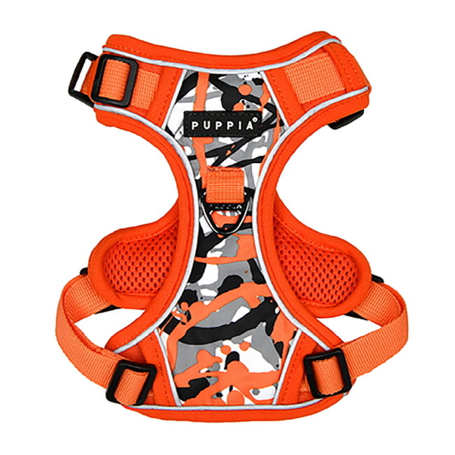 szelki bezuciskowe guard dla psa puppia abstract orange