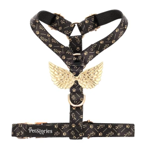 Signature guard harness Petstories Wings Black