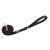 lekka elegancka smycz dla psa i kota petstories velvet czarna black