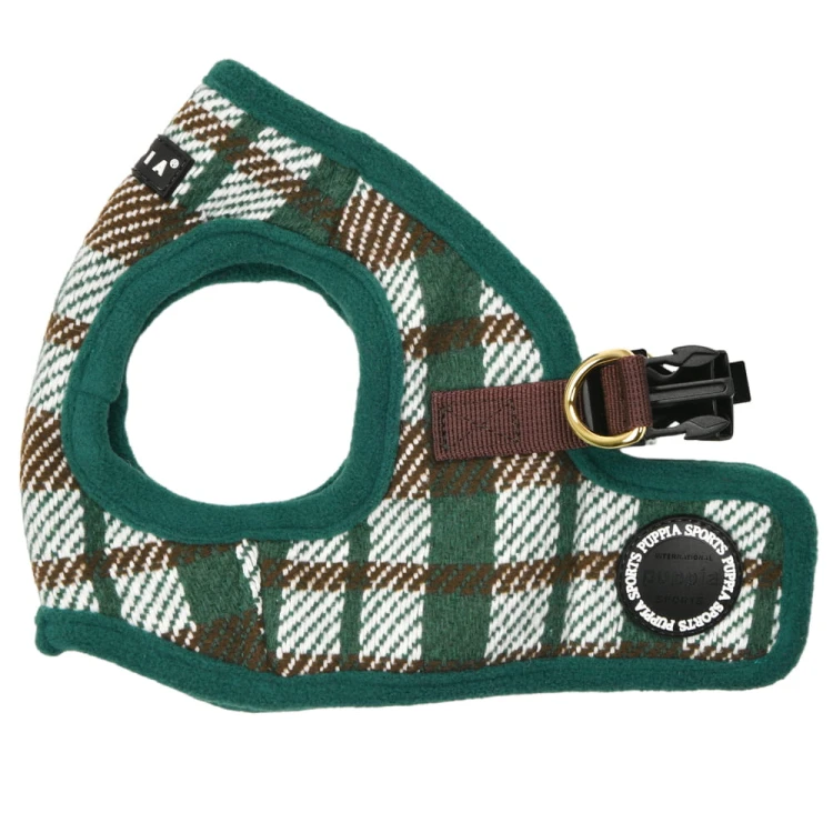 świąteczne lekkie Szelki Puppia Festive Harness B Green