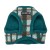świąteczne lekkie Szelki Puppia Festive Harness B Green