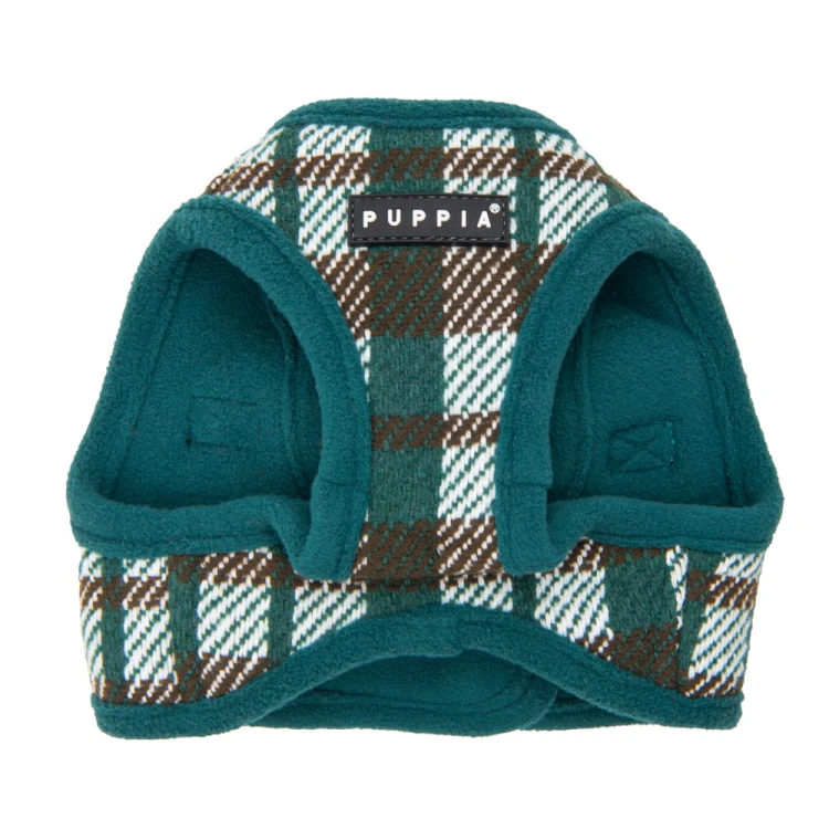 świąteczne lekkie Szelki Puppia Festive Harness B Green
