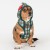 świąteczne bezuciskowe szelki dla psa Puppia Festive Harness A Green