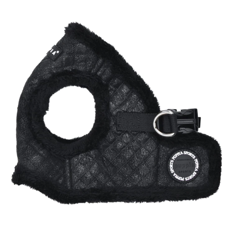lekkie zimowe ocieplane Szelki kamizelka Puppia Douglas Harness B Black