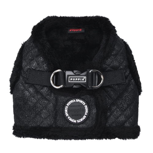 lekkie zimowe ocieplane Szelki kamizelka Puppia Douglas Harness B Black