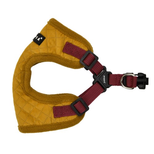 lekkie szelki dla psa Puppia Irvin Harness C Mustard