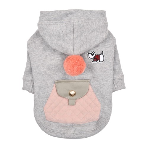 Ocieplana bluza dla psa Puppia Benoit grey