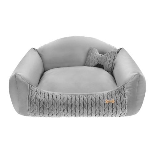 wygodne legowisko dla psa petstories milano szare grey