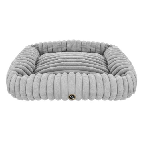 wygodne legowisko dla psa petstories cloud square grey szare