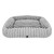 wygodne legowisko dla psa petstories cloud square grey szare