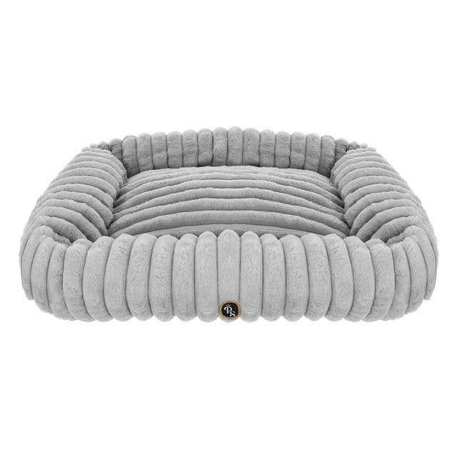 wygodne legowisko dla psa petstories cloud square grey szare