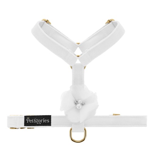 bezuciskowe szelki guard dla psa i kota petstories białe white