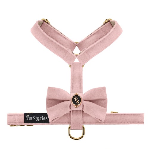 bezuciskowe szelki guard dla psa i kota petstories kokarda bow pink różowe