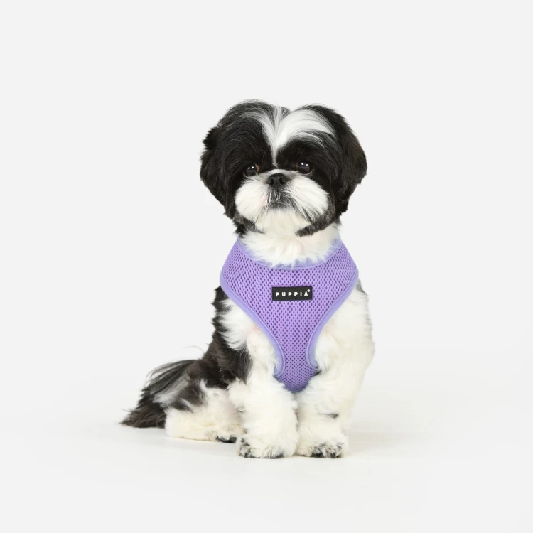 Bezuciskowe szelki dla psa Puppia Soft Violet fioletowe