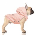 kurtka przeciwdeszczowa dla psa buldog mops milk and pepper tribord różowa