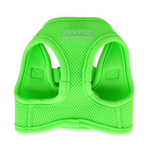 Bezuciskowe szelki kamizelka dla psa i kota puppia soft neon zielone green