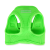 Bezuciskowe szelki kamizelka dla psa i kota puppia soft neon zielone green