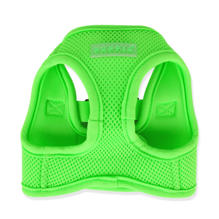 Bezuciskowe szelki kamizelka dla psa i kota puppia soft neon zielone green