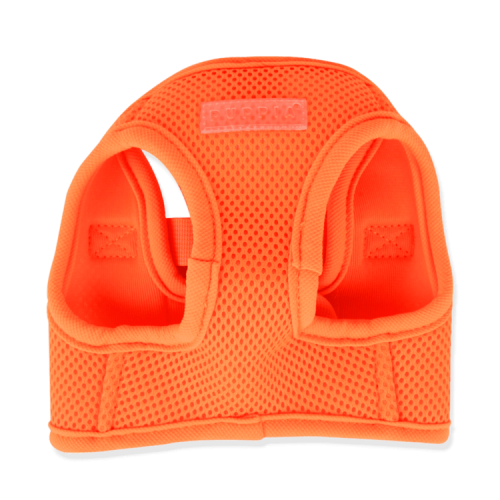 Bezuciskowe szelki kamizelka dla psa i kota puppia soft neon orange pomarańczowe