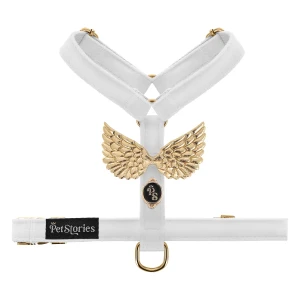 Luxury Guard Harness for dogs Petstories WINGS White