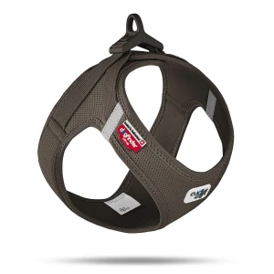 Szelki dla psa Curli Clasp Air-Mesh brązowe