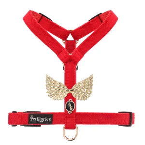 Luxury dog guard harness Petstories Wings Grey (1)